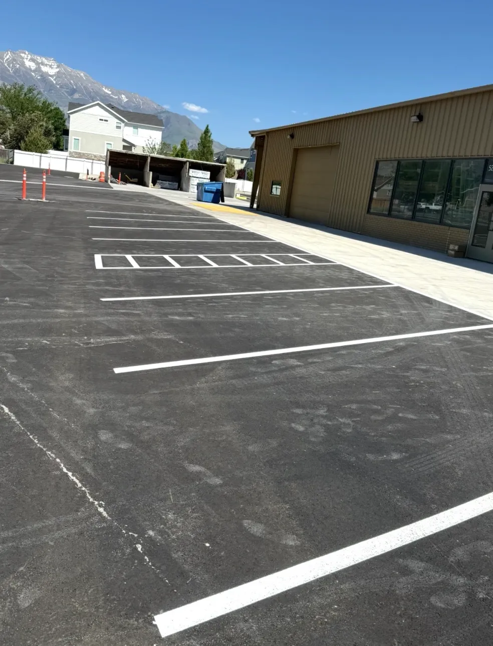 Commercial lot striping by A and R Coating