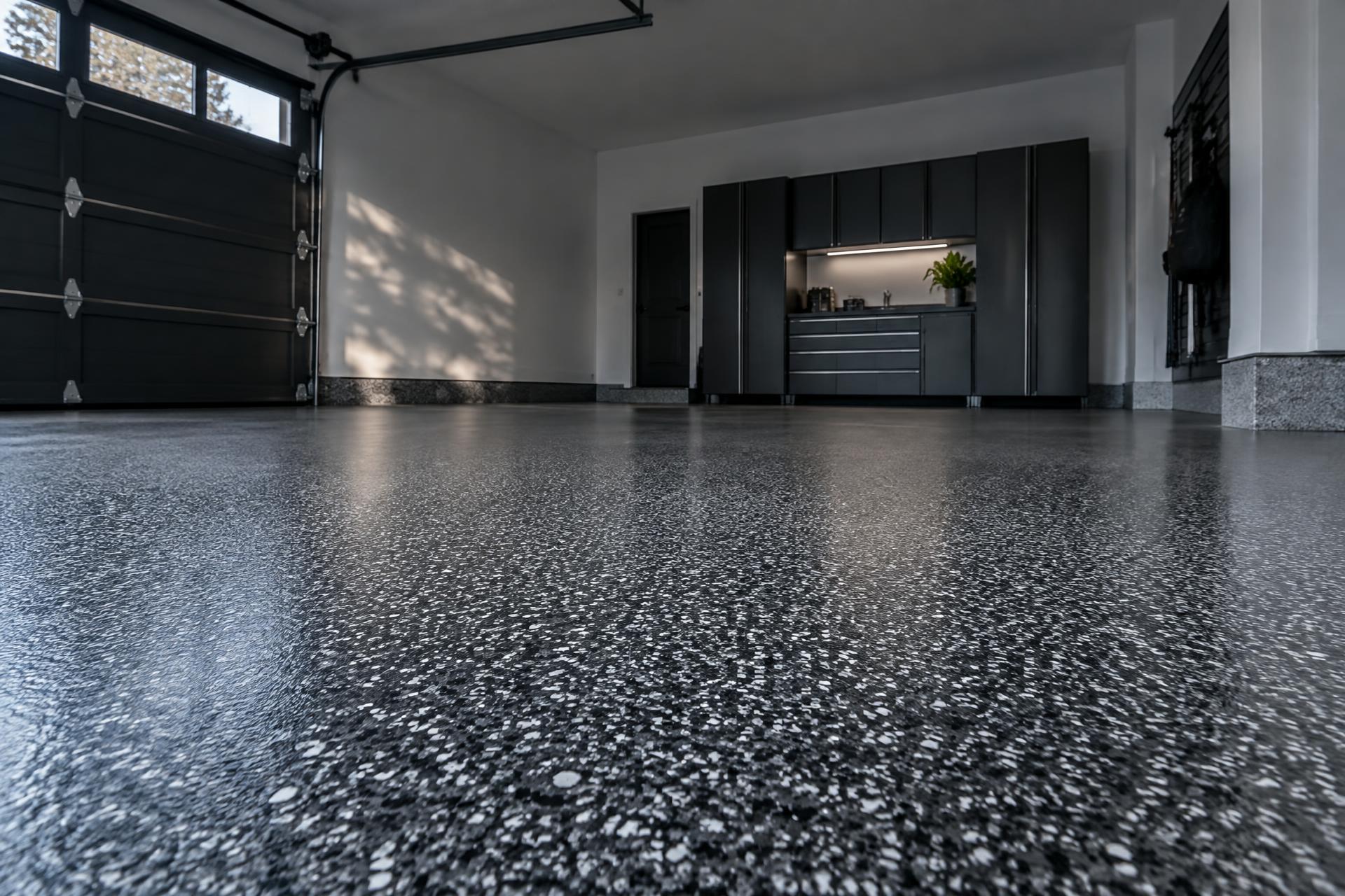 Example finished garage floor